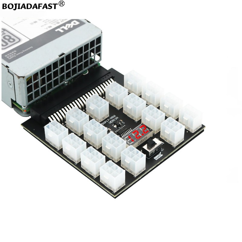 17 * PCI-E 6Pin Connector Brea - 2400W Server Psu Breakout Board ulasan dan harga